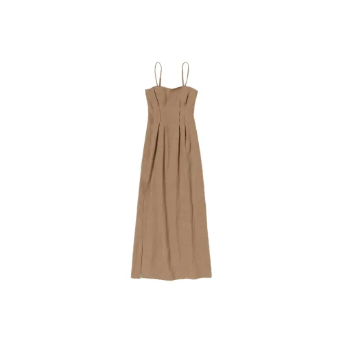 Auralee Slip Dresses Women's Brown