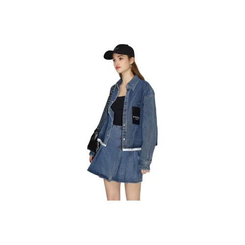 Bethine Denim Jackets Women's Denim Blue