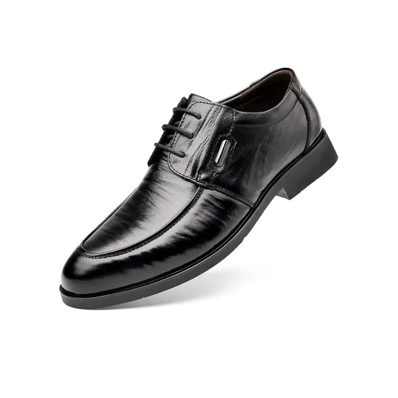 Sonno Dress Shoes Men Low Top Black-3