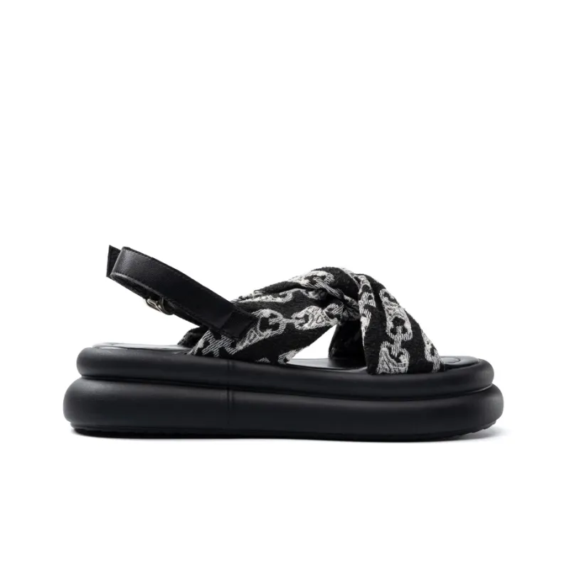 ZHR Green Purple Holiday One Strap Sandals Women's-2
