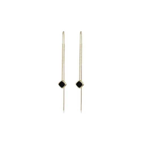 MCK Drop Earrings Women's Black