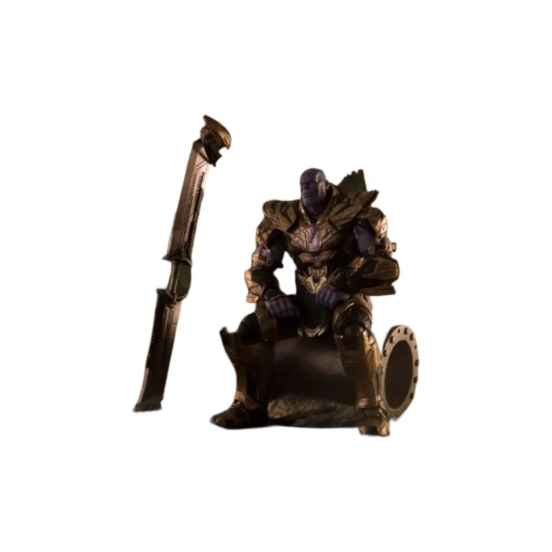 BANDAI S.H.Figuarts Avengers Endgame Thanos Final Battle Edition Action Figure Gold-4