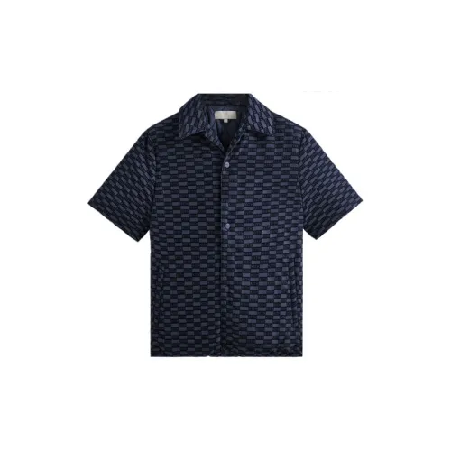 KITH SS24 Spring Delivery II Series Shirts Men Blue