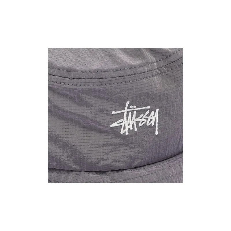 Stussy Nylon Bucket Hats Men's Gray-2