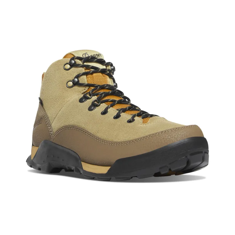 Danner Cushioned Slip-Resistant Water-Resistant Lightweight Height Increasing Mid-Top Running Shoes Men's Brown-1