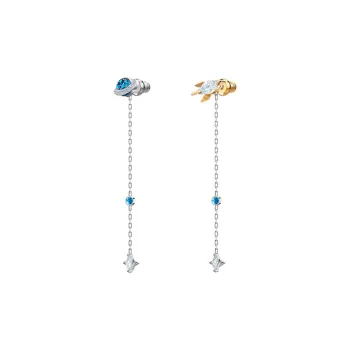 Swarovski Out Of This World Space Drop Earrings Women's Blue, Gold, Silver