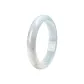 White Base Sprinkled Gold Jadeite Bangle