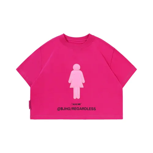 BJHG T-Shirts Women's Rose Pink