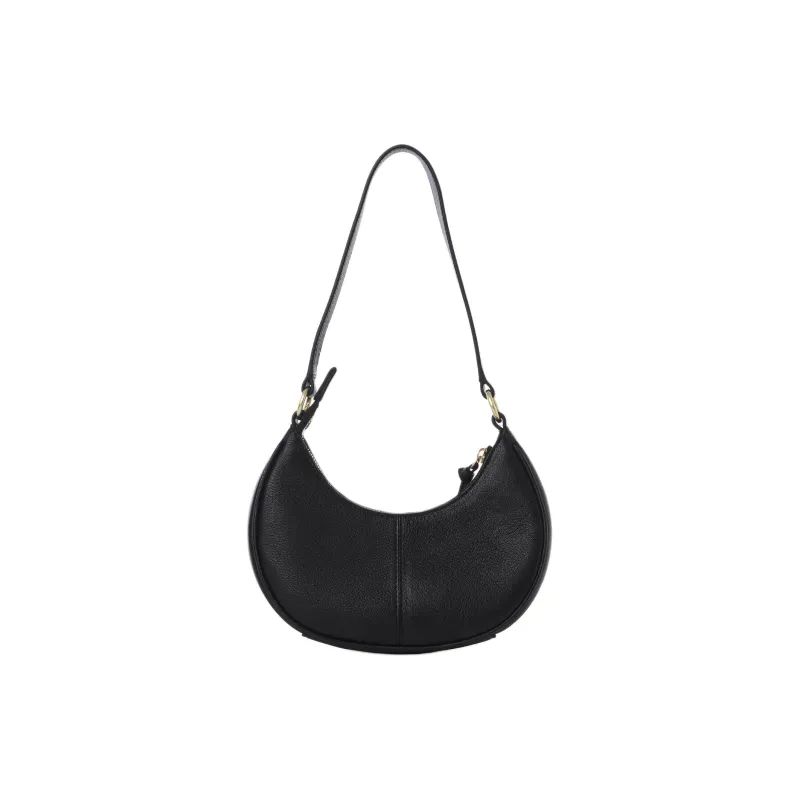 See By Chloe Hana Grain Cow Leather Crescent Bag, Handbag, Shoulder Bag Women's Black-4