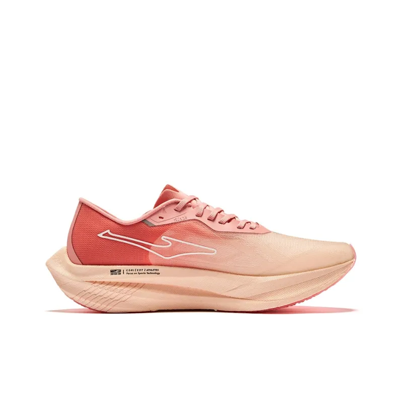 Erke Zhijing 2.0 Shock Absorbers Rebound Low Top Marathon Sprint Running Shoes Men's Peach Blossom Immortal-1