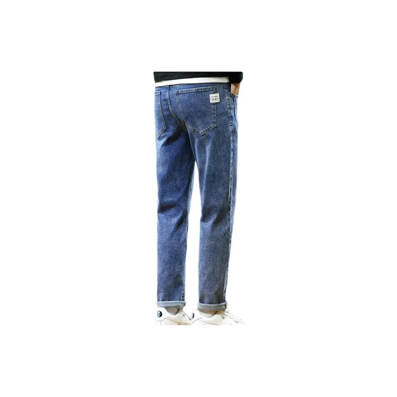 JEANSWEST Workwear Versatile Slimming Straight Fit Casual Spring And Summer Men's Dark Blue-1