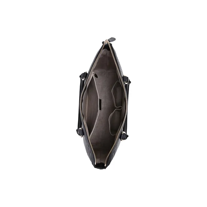 GUCCI Leather Cow Leather Tote Bag Shopping Bag Shoulder Bag Crossbody Bag Handbag Medium Size Women's Black-5