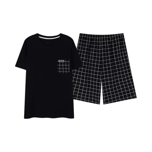 Follow The United States Pajama Set Men's Black