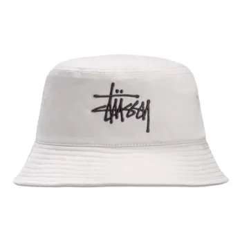 Stussy Cotton-Elastane Blend Bucket Hats Women's Gray
