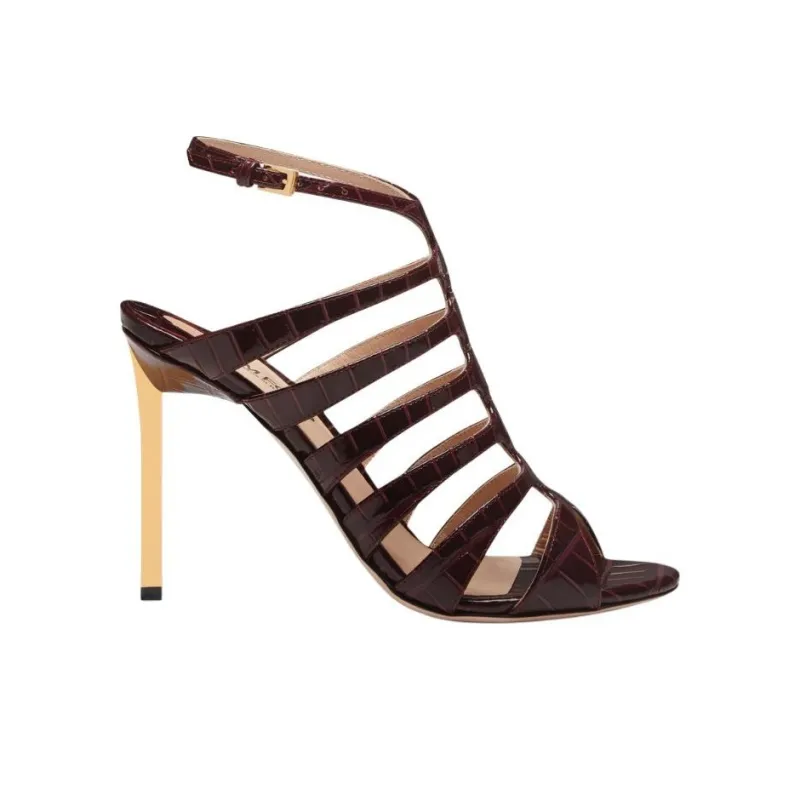 TOM FORD Roman Sandals 10.5cm Women's Dark Brown-1