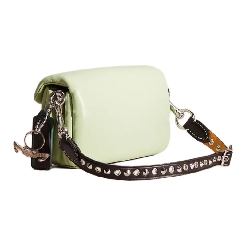 COACH Tabby Nappa Leather Handbag Shoulder Bag Women's Light Happy Fruit Color-1