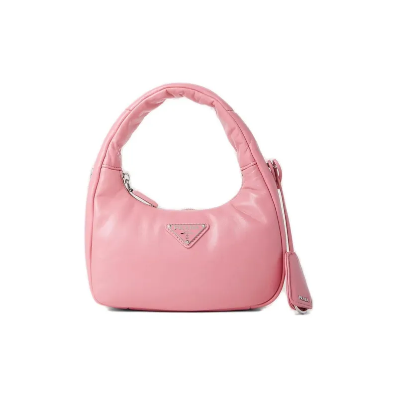 PRADA Nappa Leather Handbag Women's Pink-0
