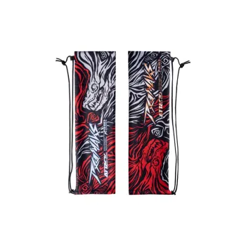 P.R IND Badminton Racket Bags 2 Pcs Fashion Trend Shoulder Bag Red White Black Unisex
