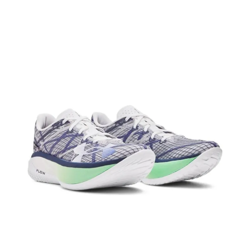 Under Armour Velociti Elite 2 Breathable Low Top Carbon Plate Training Running Shoes Unisex White Purple-2