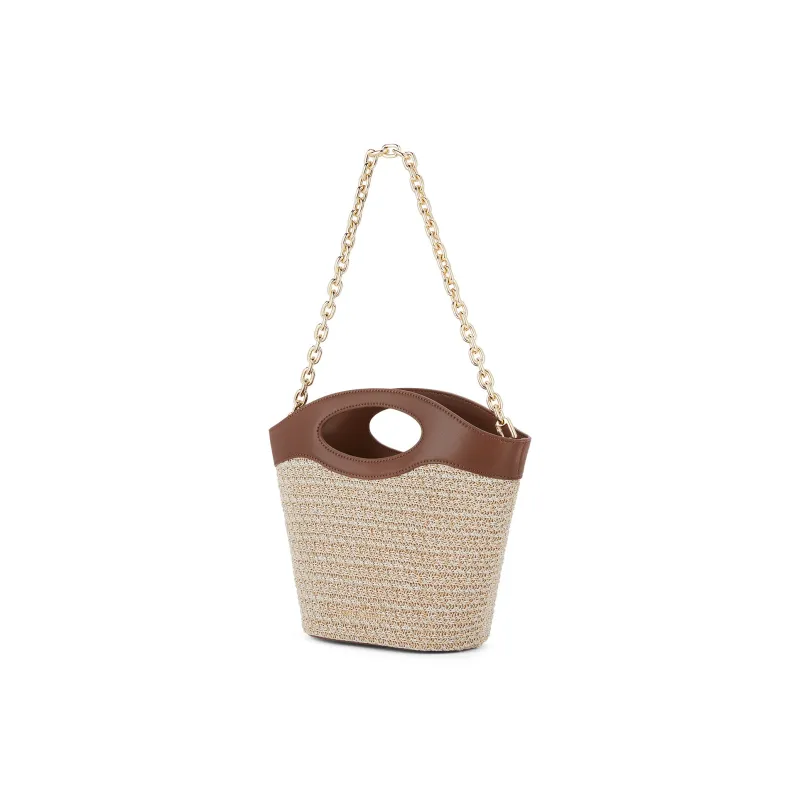 CHARLES&KEITH Raffia One Shoulder Handbag Women's Multi Composite Color-1