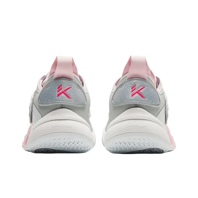 Anta Splash 6 Cushioned Slip Resistant Low Top Basketball Shoes Men's White Gray-2