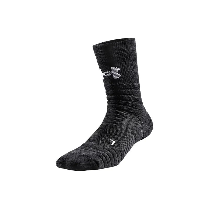 Under Armour Mid Calf Socks Unisex 6 Pack Black-2