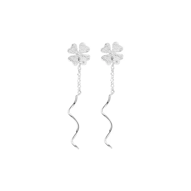 Sanpowa 925 Sterling Silver Drop Earrings Women's-0