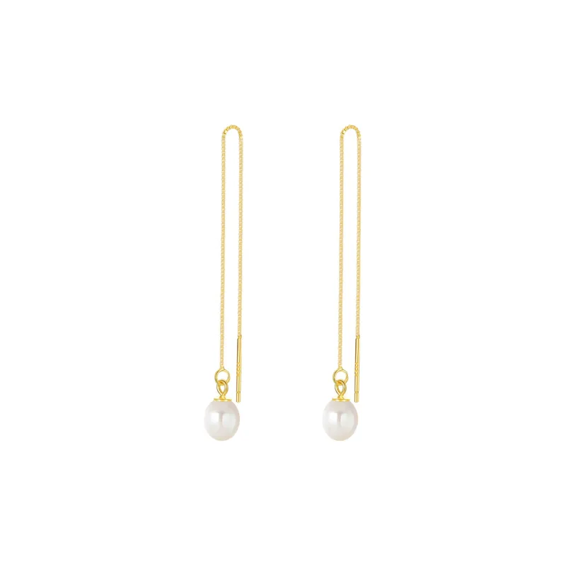 LIANDUO 925 Sterling Silver Drop Earrings Women's-0