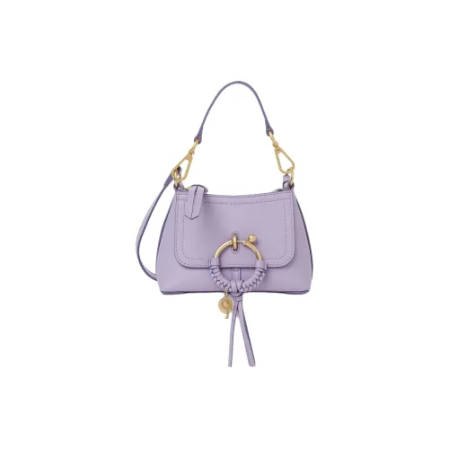 See By Chloe JOAN Series Small Grained Cow Leather Shoulder Bag Crossbody Bag Handbags Mini Women's Lilac