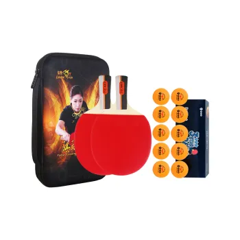 DOUBLEFISH Ping Pong Paddles Unisex Yellow