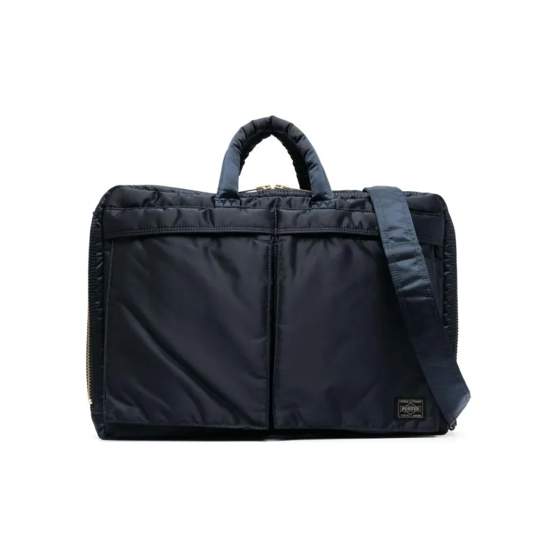 PORTER Yoshida Fabric Shoulder Bag Men's Marine Blue-0