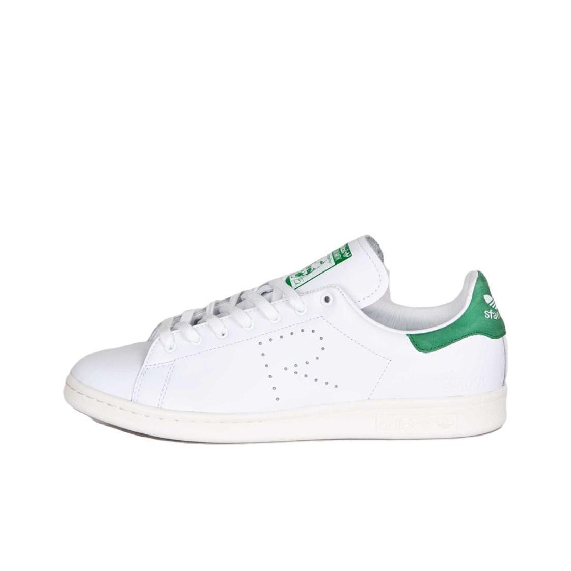 adidas stan smith raf simons white green POIZON