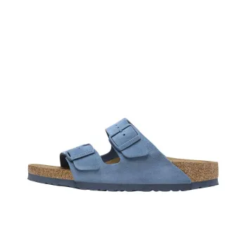 Birkenstock Arizona Soft Footbed Suede Leather Sandals 'Elemental Blue'