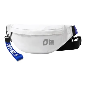 ElevethSign Polyester Sling Bag Regular Unisex White/Black