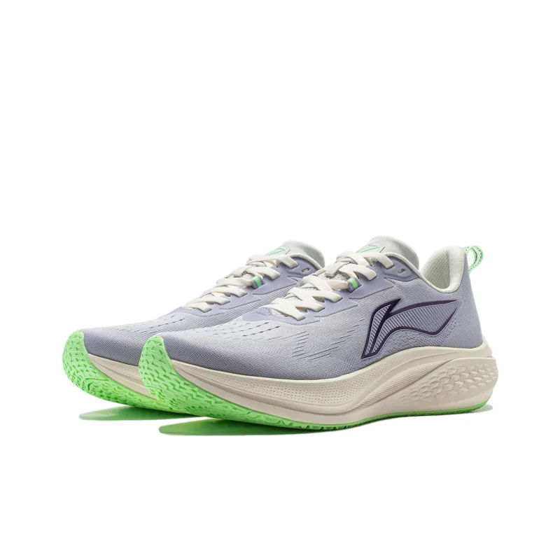 LiNing Red Hare 7 Cushioning, Slip Resistant, Lightweight Low Top Running Shoes Women's Gray Purple-2