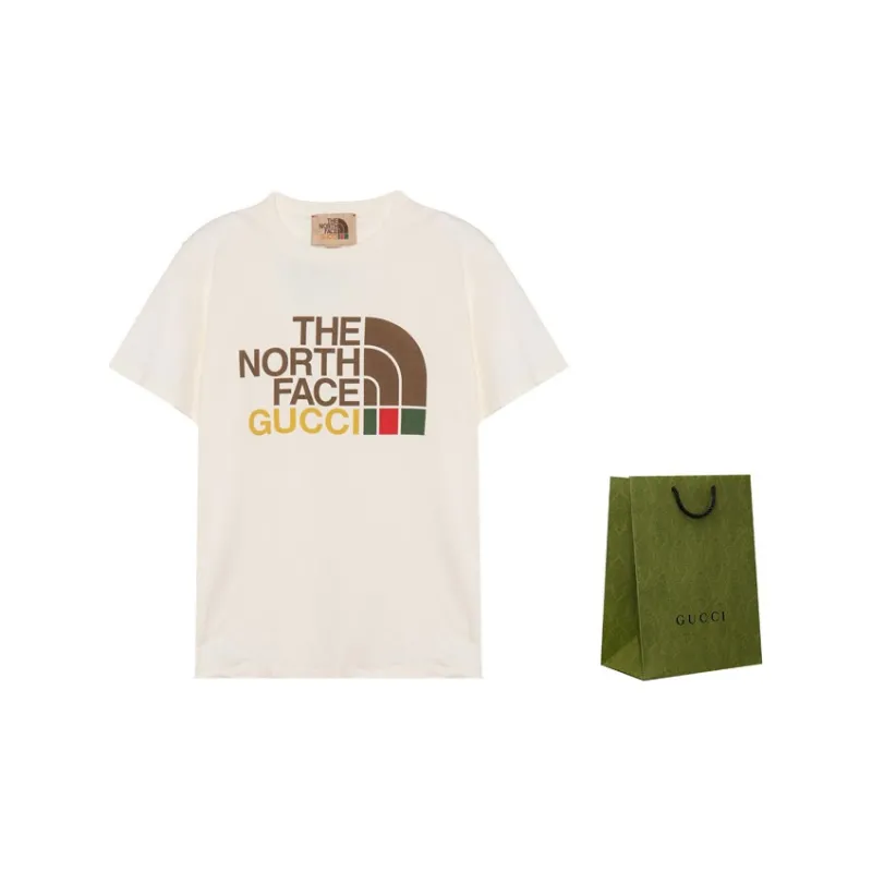 GUCCI X The North Face Cotton T shirt White-2