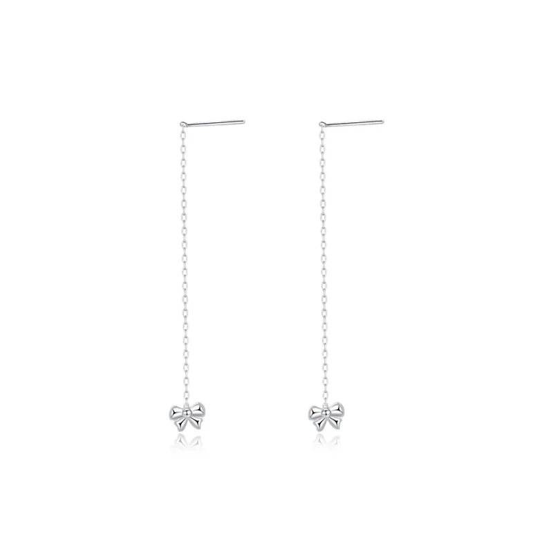 UTD S999 Silver Drop Earrings Women's-14