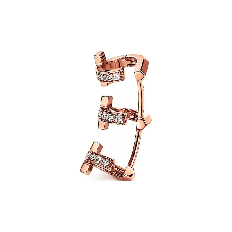 TIFFANY & CO. T Karat Gold Clip On Earrings Women's-2