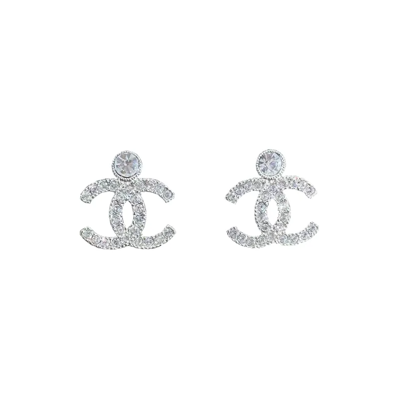 CHANEL Clip on Clip On Earrings Women's Silver-0