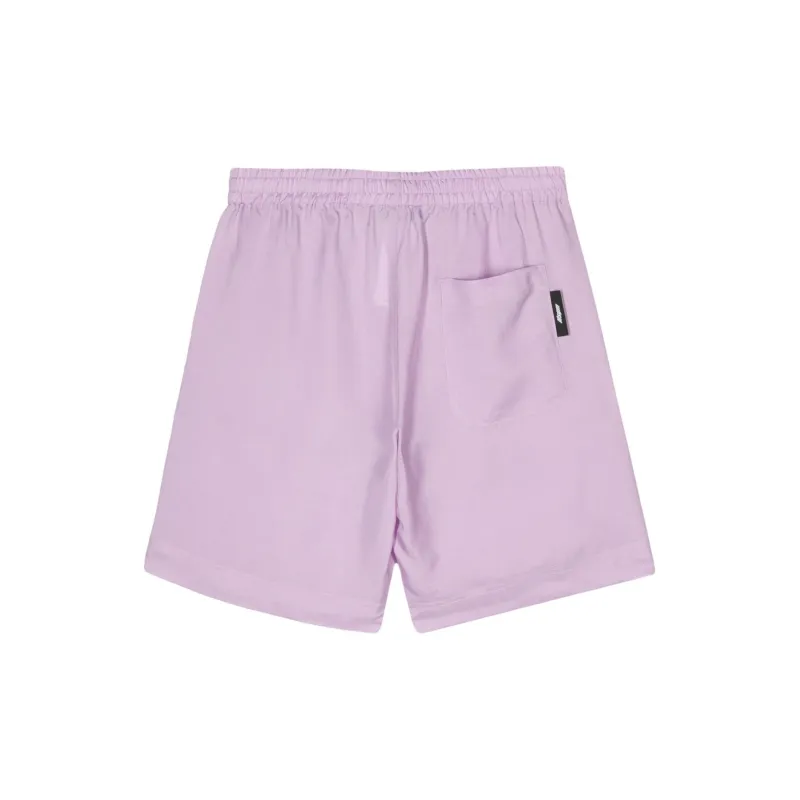 MSGM Logo embroidered Shorts-1