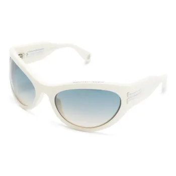 MARC JACOBS Icon Wrapped Oval-frame Sunglasses