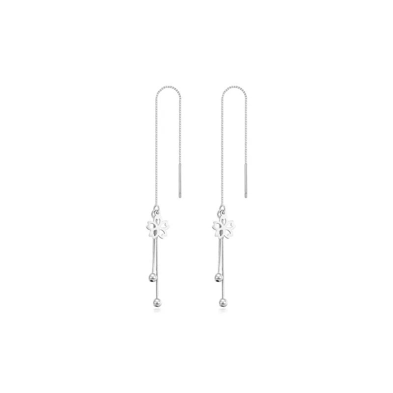 Mokinggran S925 Silver Drop Earrings Women's-1
