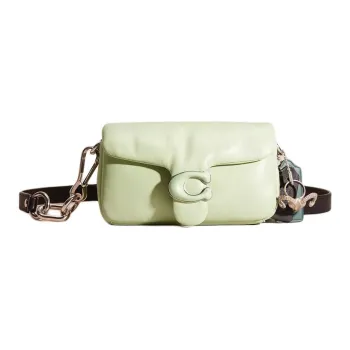 COACH Tabby Nappa Leather Handbag Shoulder Bag Women's Light Happy Fruit Color