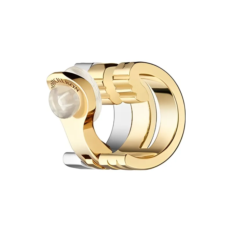 Boucheron 18kt Yellow And White Gold Quatre Radiant Edition Diamond Mini Single Clip Earring-2