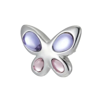 STUGAZI Floating Butterfly Series White Gold Plated Copper Clip On Earrings Women's