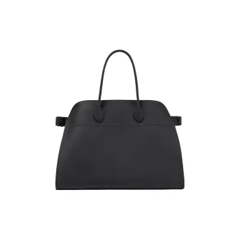 THE ROW Margau Grained Calfskin Tote Bag Shopping Bag Handbag Regular Women's Black