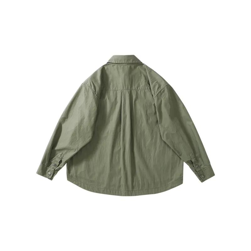 SET FUNS Outdoor Style Shirt Spring And Fall Season Unisex-3