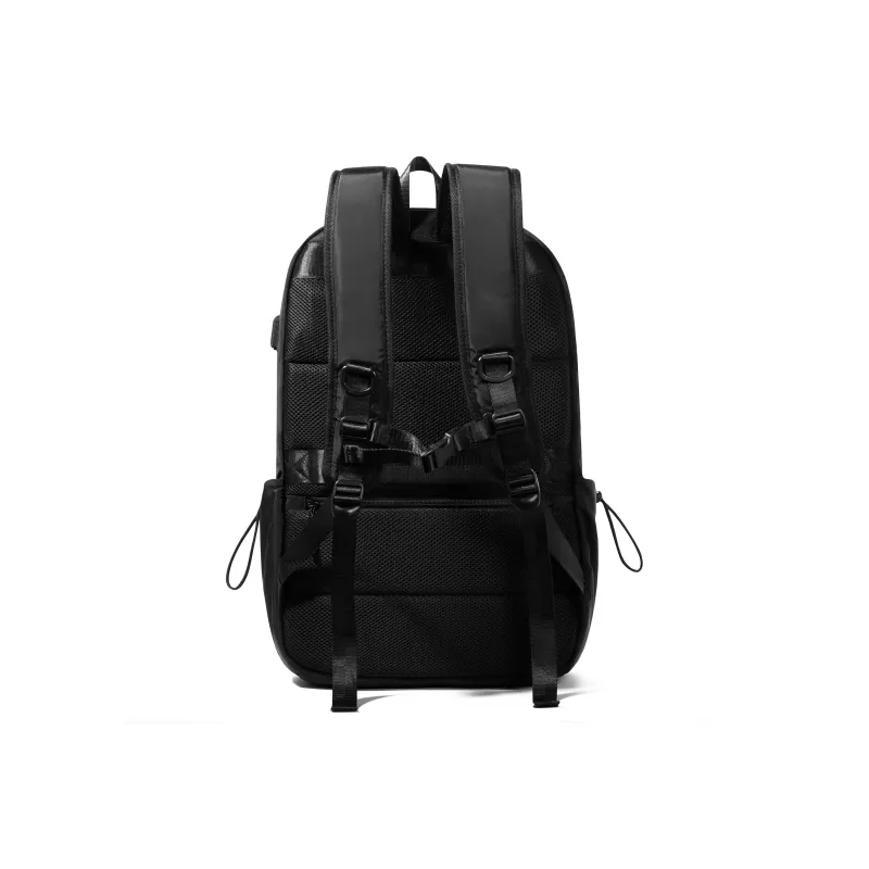 WONHOX Fabric Backpack Computer Backpack Travel Bag Backpack Regular Unisex Black-5