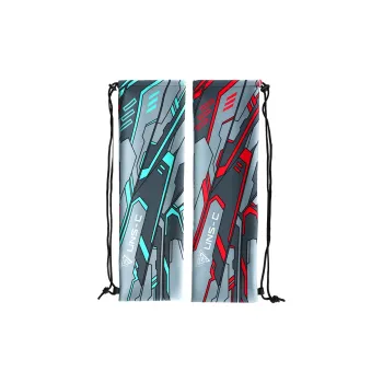 P.R IND Badminton Racket Bags 2 Pcs Fashion Trend Shoulder Bag Green Red Gray Unisex