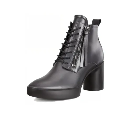 Ecco Ankle Boots Women's Silver Gray